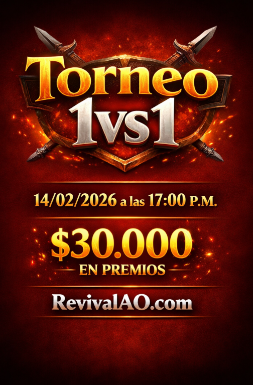 ¡Torneo 1vs1 RevivalAO.com! con $30.000 en premios!