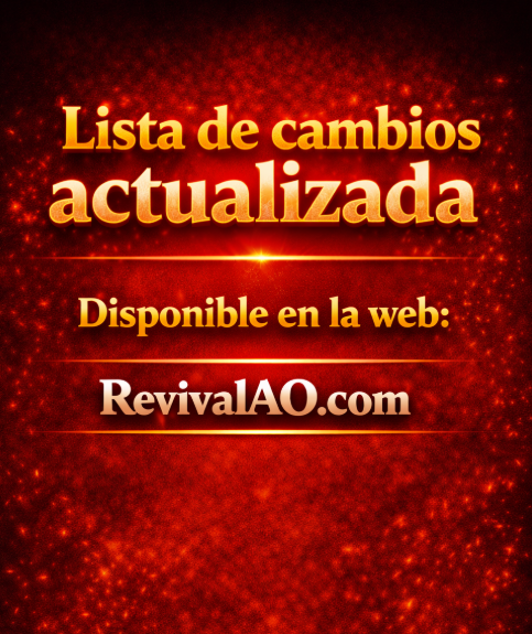 Revival AO changelog actualizado 2026